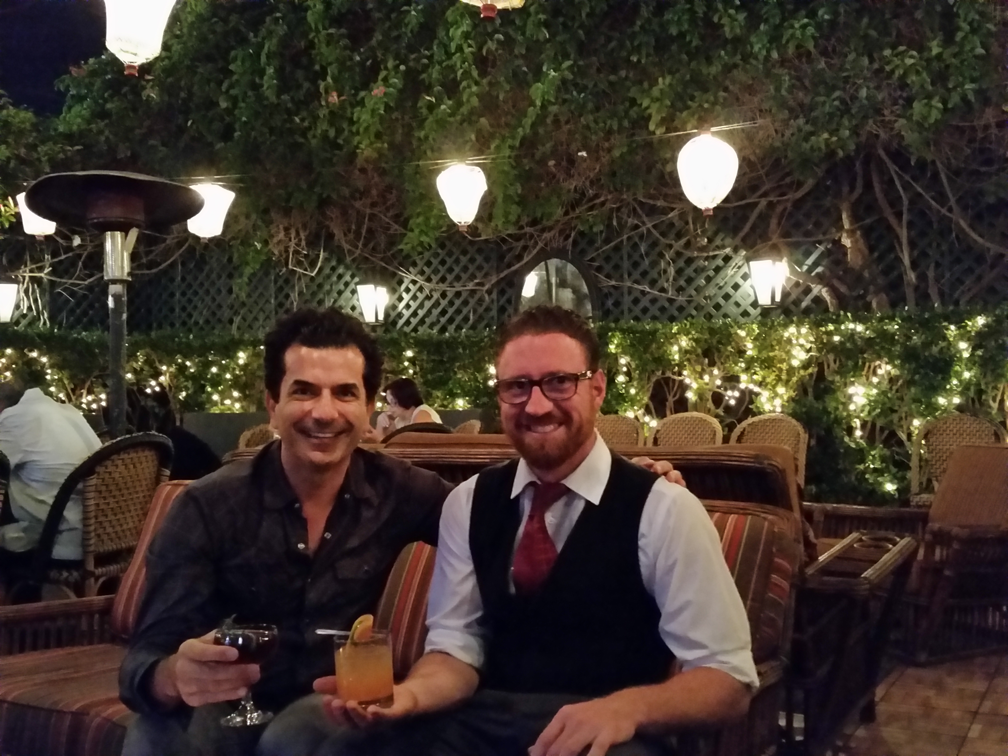 With Brandon at the Buffalo Club, Santa Monica